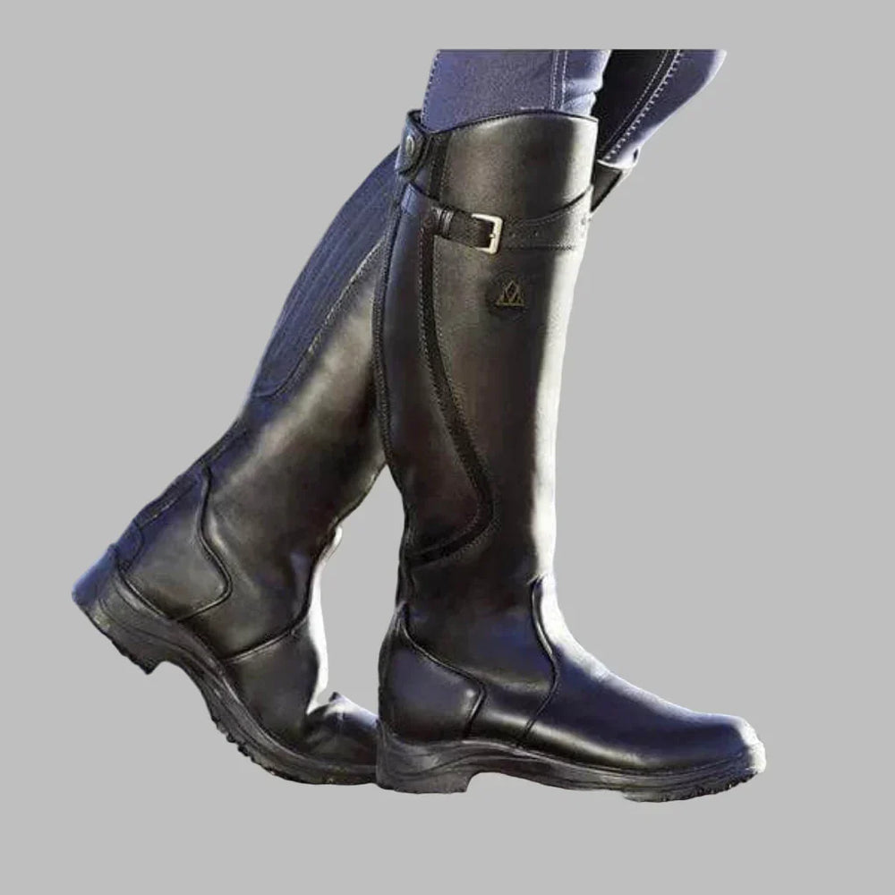 Bottes hauteur genou marron femme