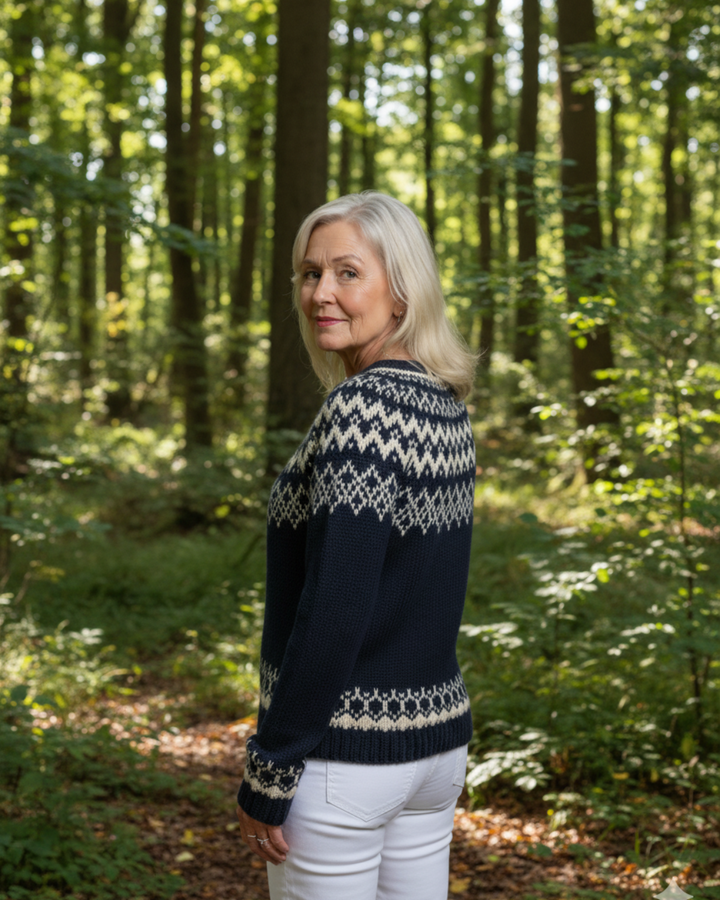 Hadley | Cardigan tricoté vintage