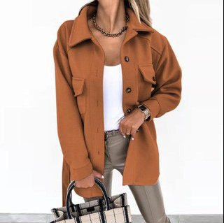 Manteau cintré femme col tailleur