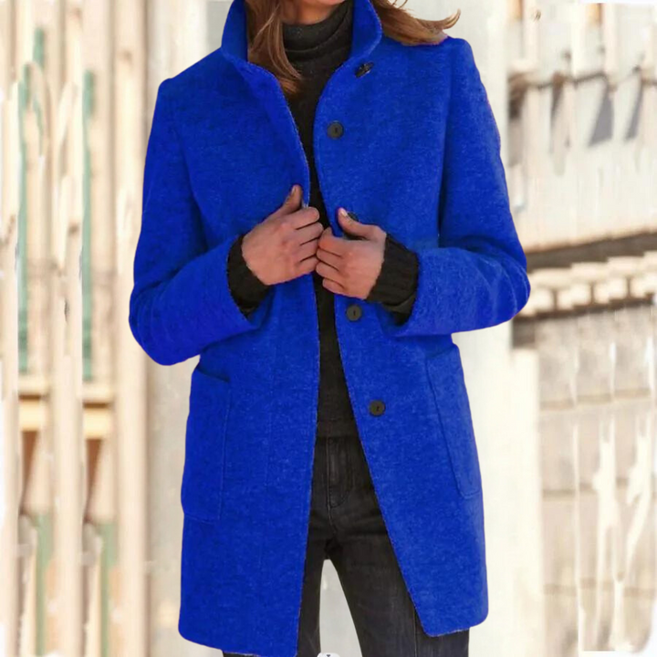 Manteau femme col montant hiver