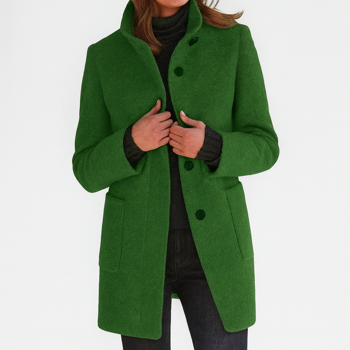 Veste Femme Col Haut Légère avec Poches