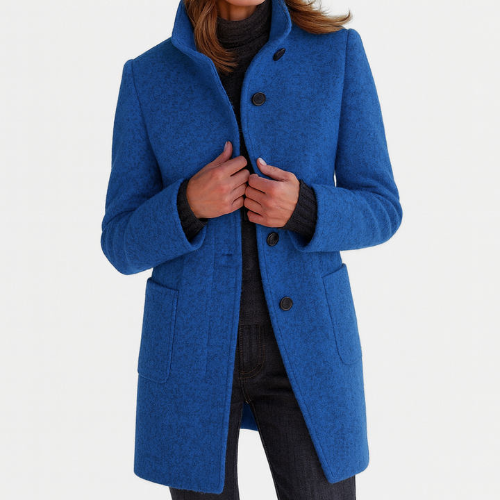 Veste Femme Col Haut Légère avec Poches