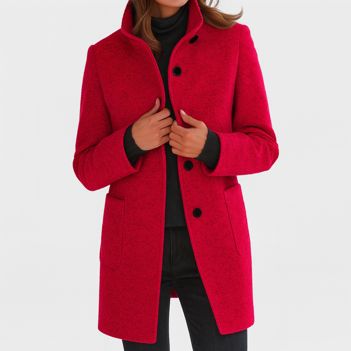 Veste Femme Col Haut Légère avec Poches