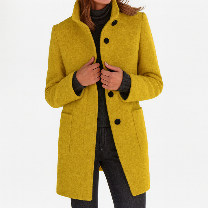 Veste Femme Col Haut Légère avec Poches