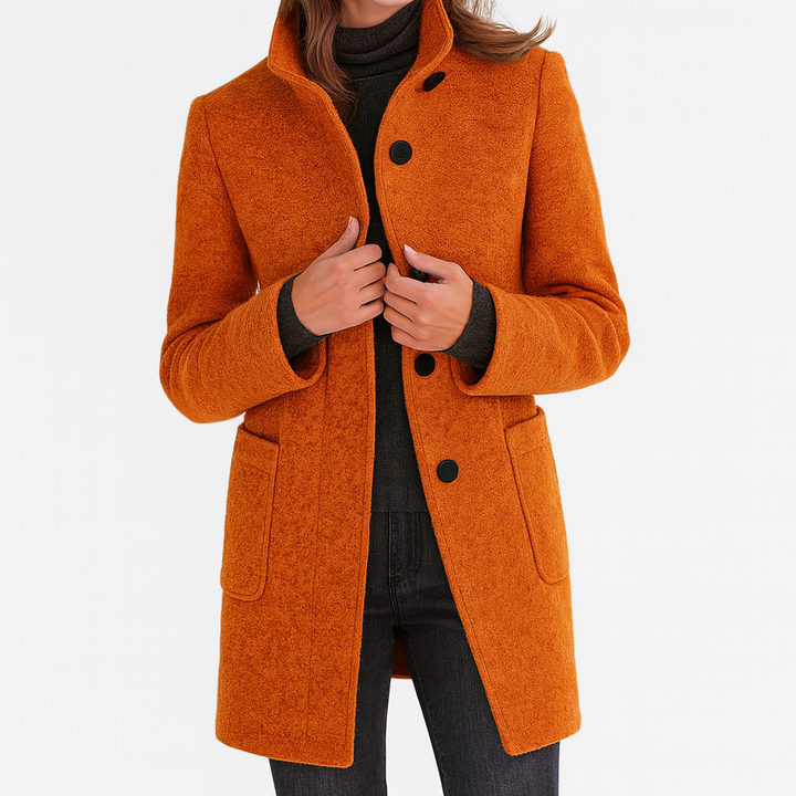 Veste Femme Col Haut Légère avec Poches