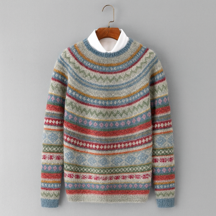 Lidoria - Pull Rétro Élégant