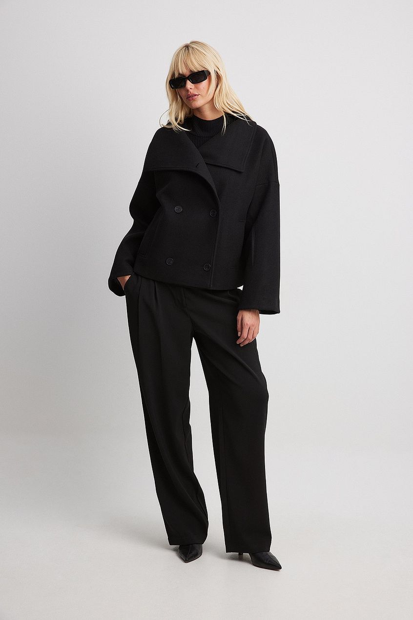 Manteau oversize femme boutonné