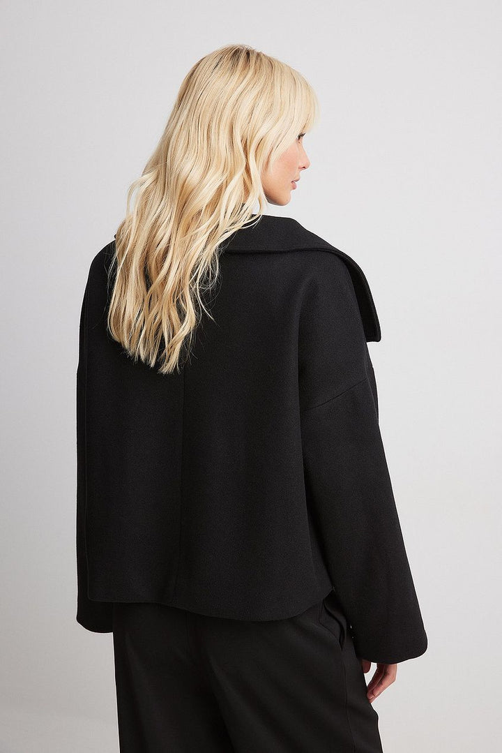 Manteau oversize femme boutonné