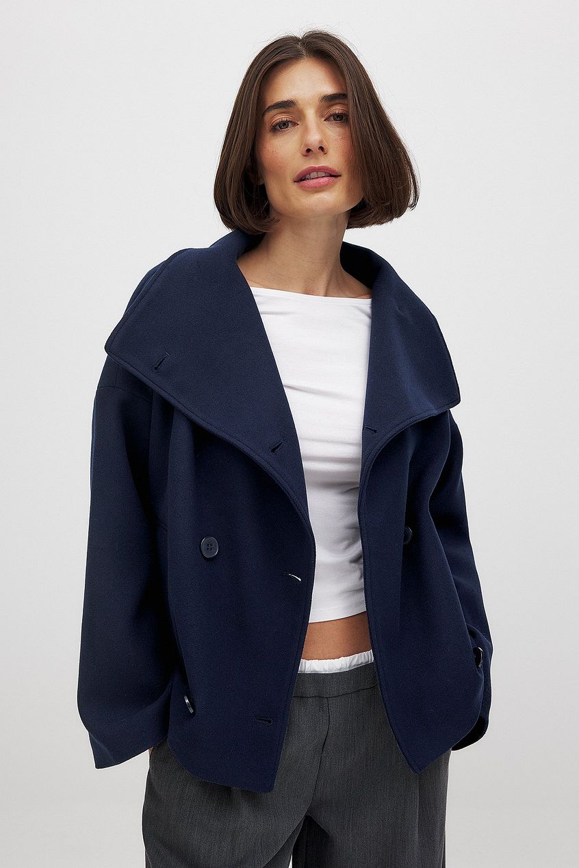 Manteau oversize femme boutonné