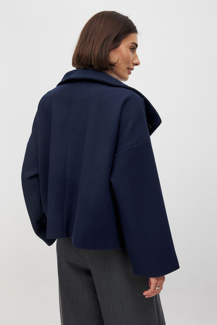 Manteau oversize femme boutonné