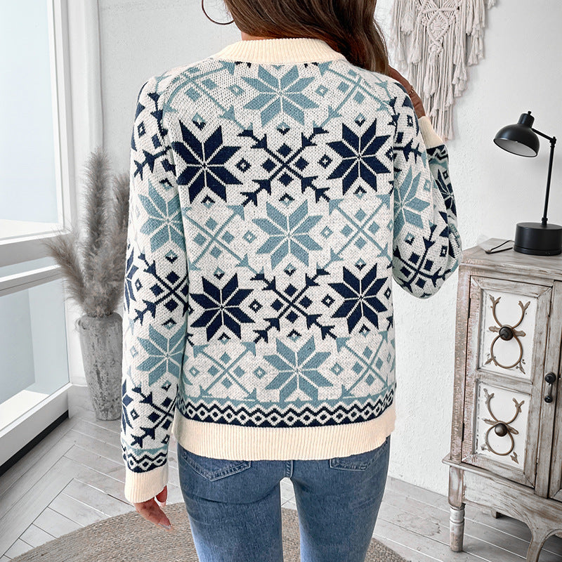 Samrae – Pull Tricot Nordique