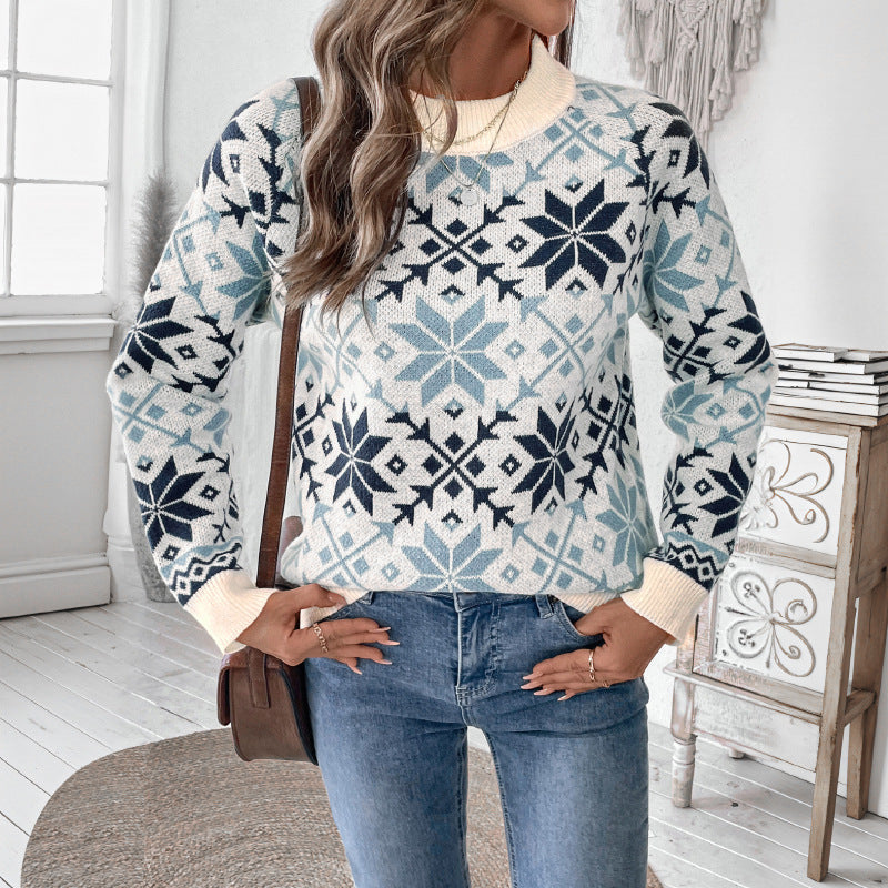 Samrae – Pull Tricot Nordique