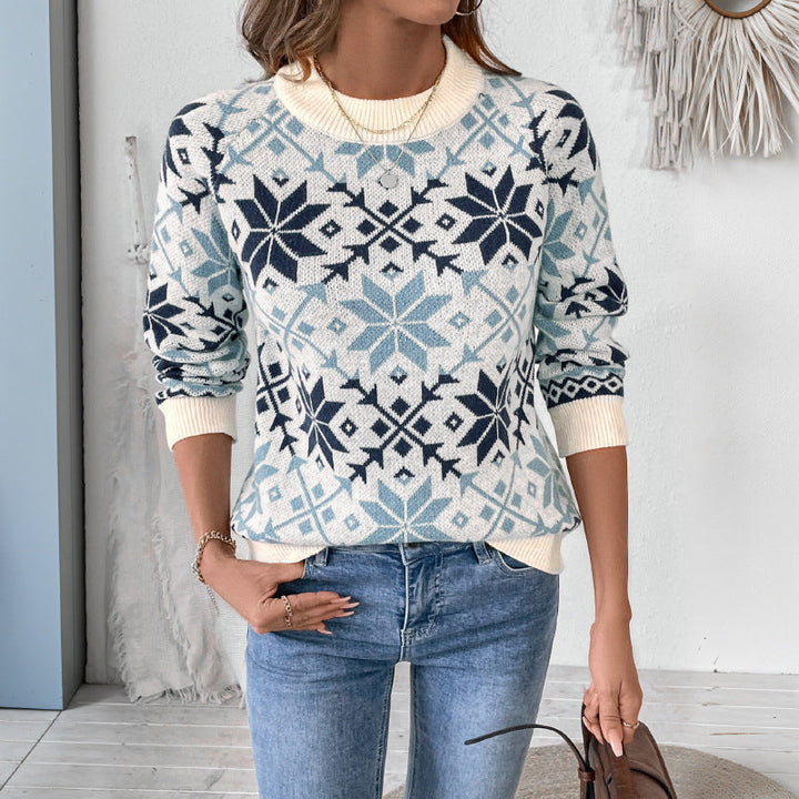 Samrae – Pull Tricot Nordique