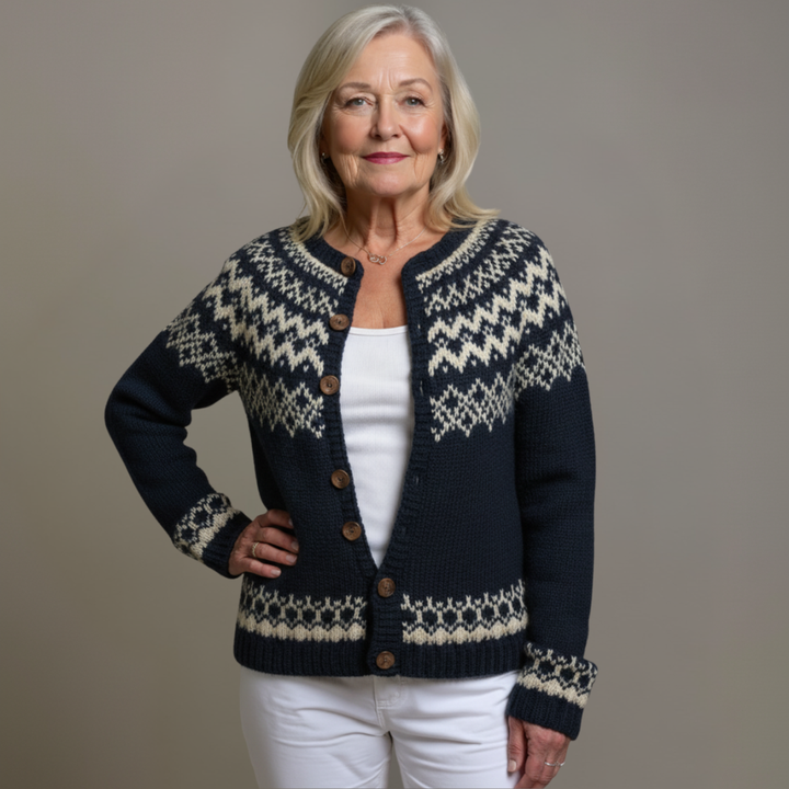 Hadley | Cardigan tricoté vintage