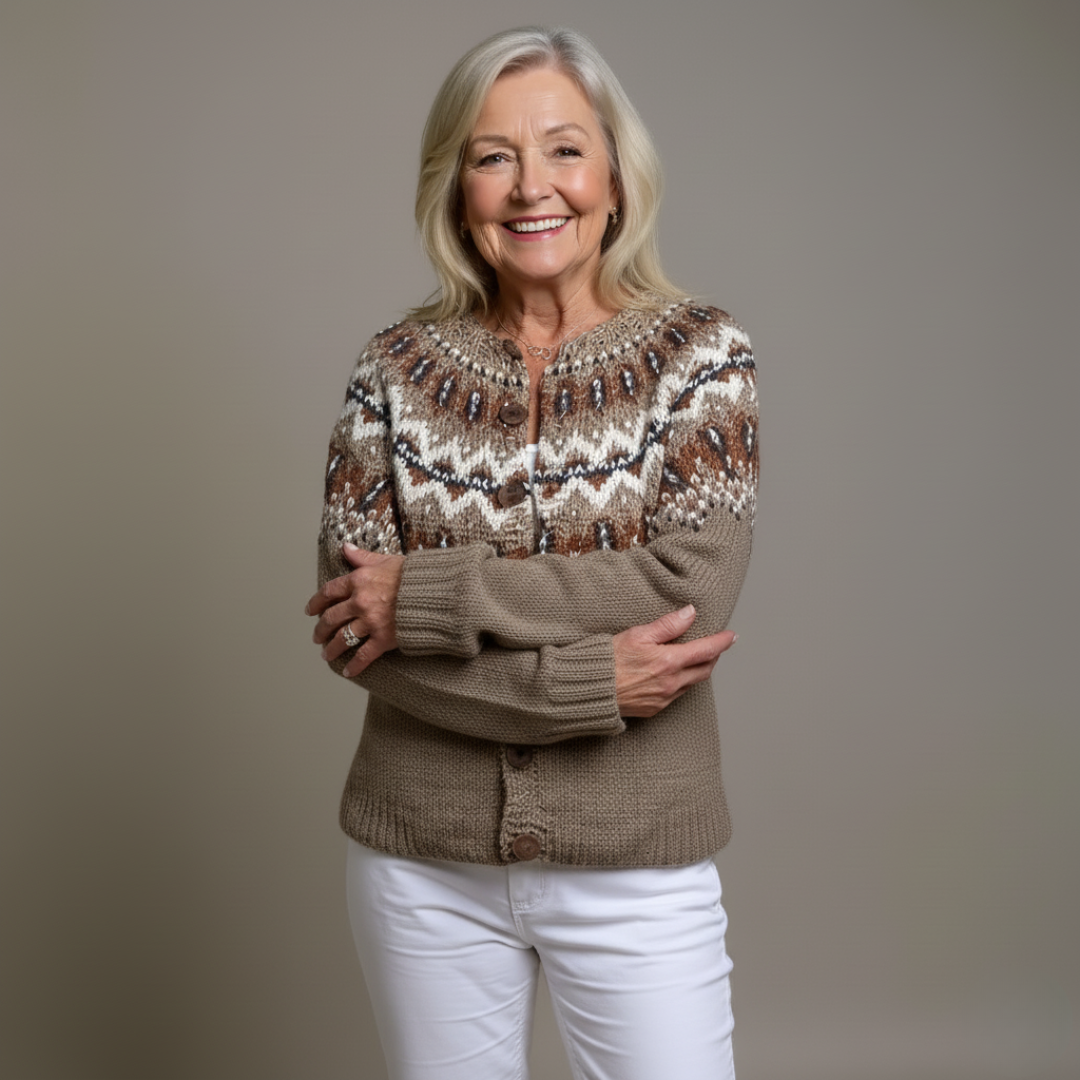 Adeline | Cardigan islandais vintage