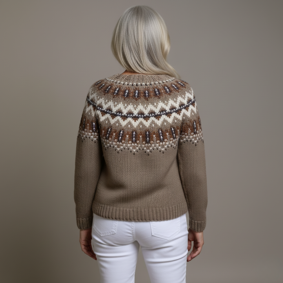 Adeline | Cardigan islandais vintage
