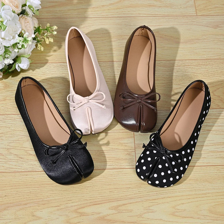 Ballerines Tabi à nœud, détail de la semelle souple