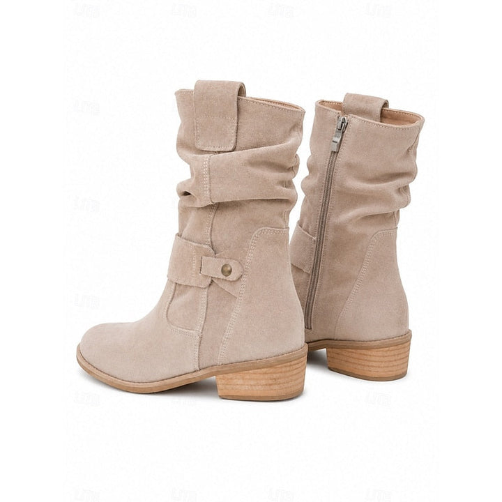 Tessa | Bottines Slouch à Boucles