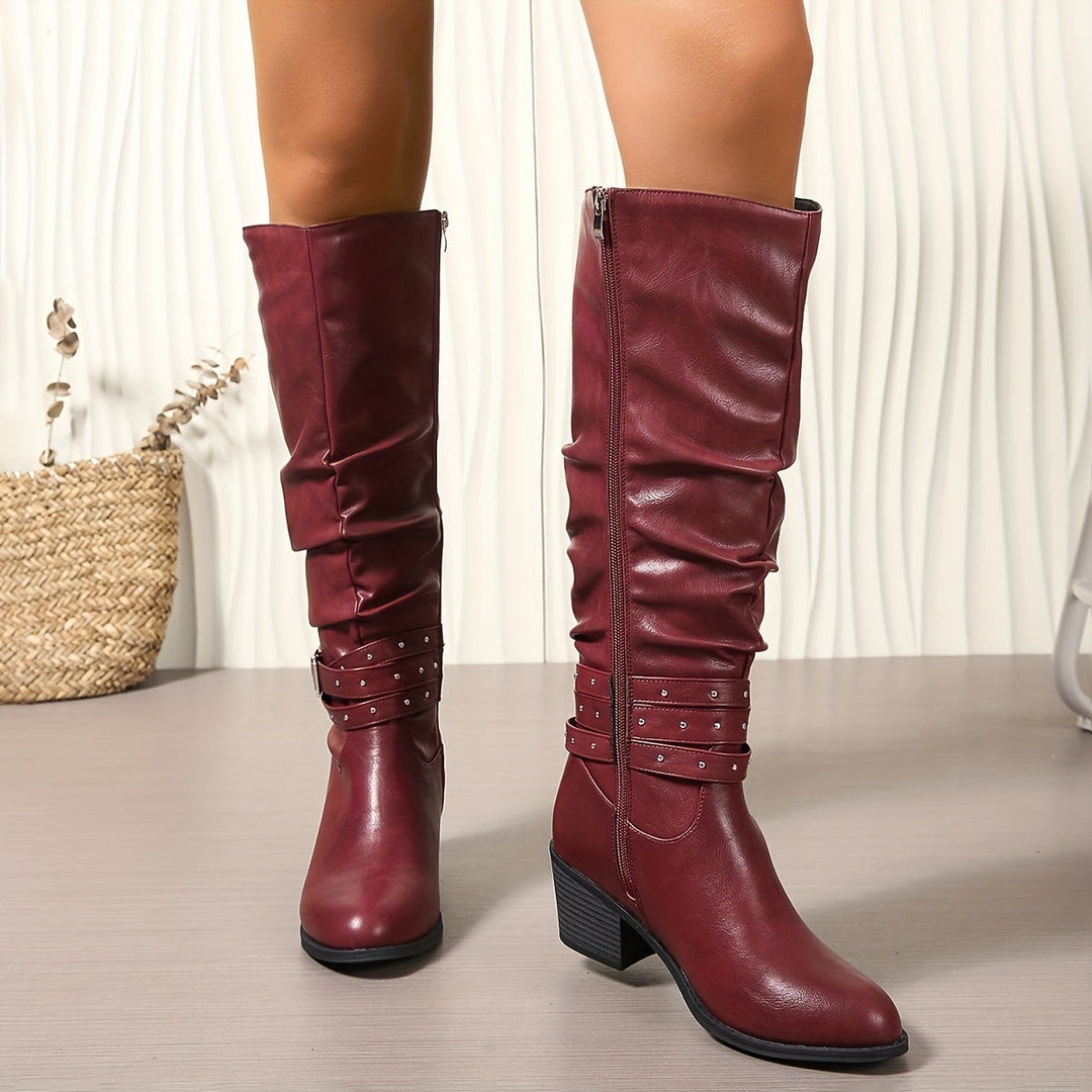 Bottes hautes souples noir femme
