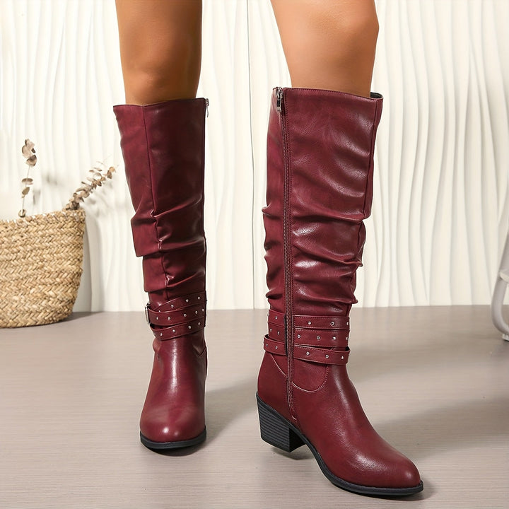 Bottes hautes souples noir femme