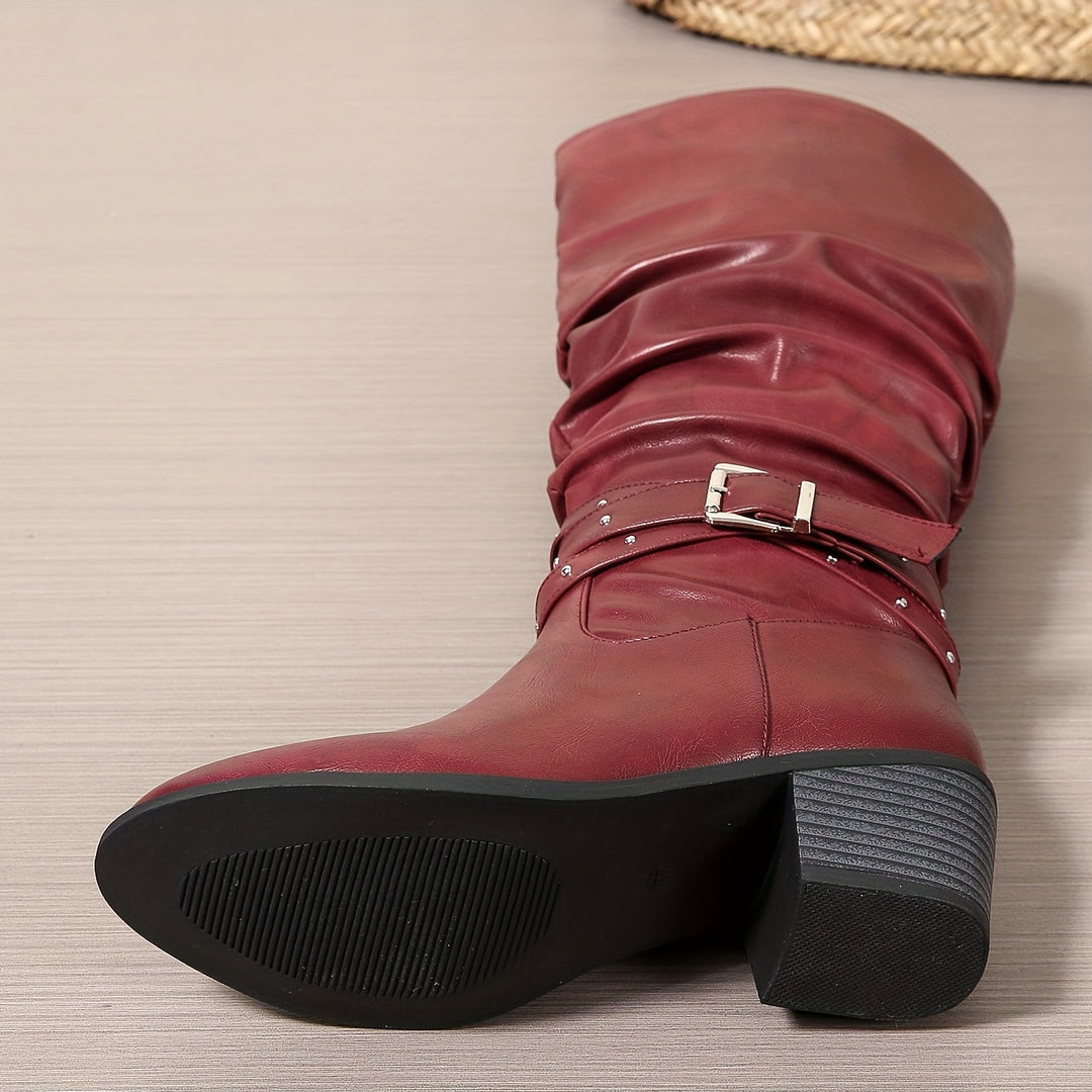 Bottes hautes souples noir femme