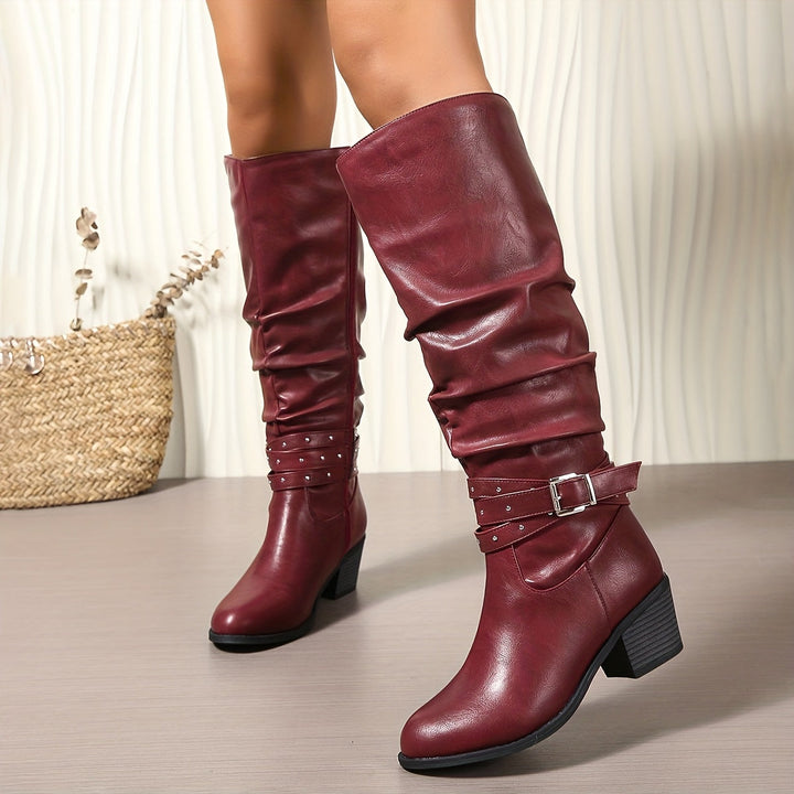 Bottes hautes souples noir femme