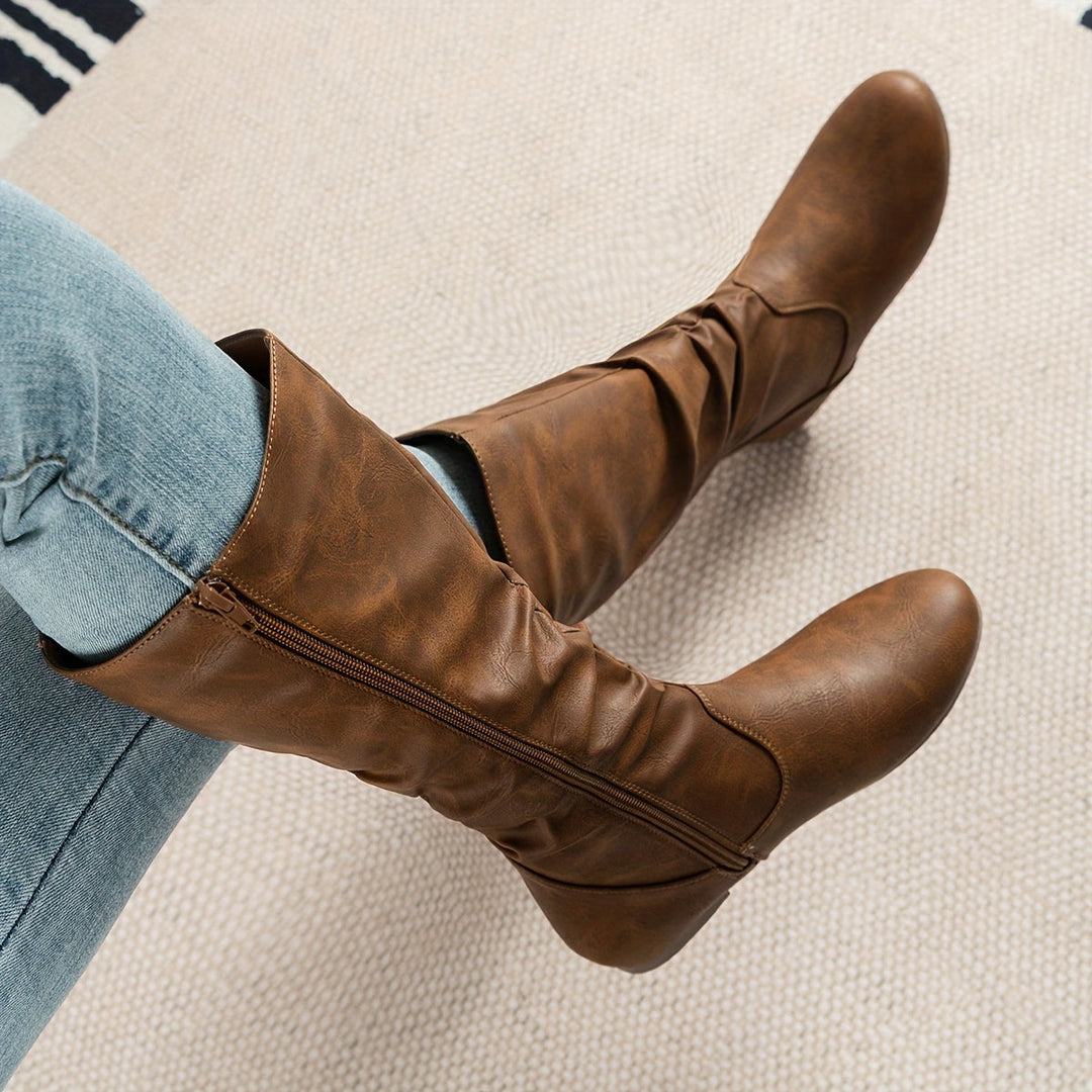 Bottes hautes souples femme