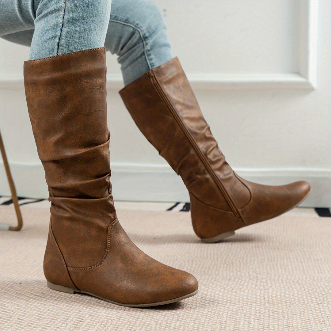 Bottes hautes souples femme
