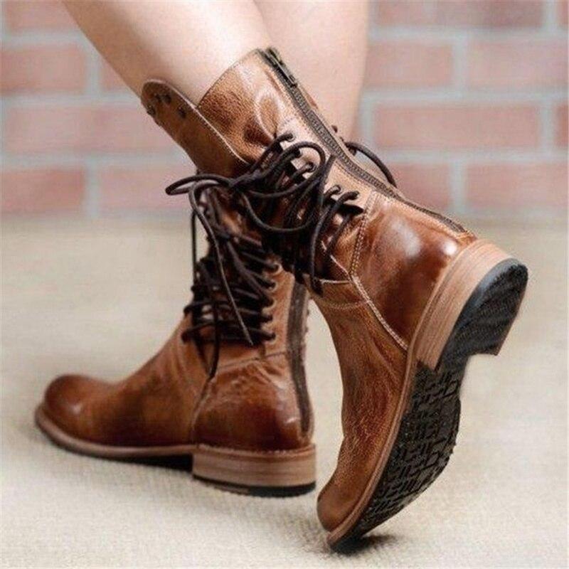 Venetia | Women's Lace-Up Ankle Boot with Western Detail