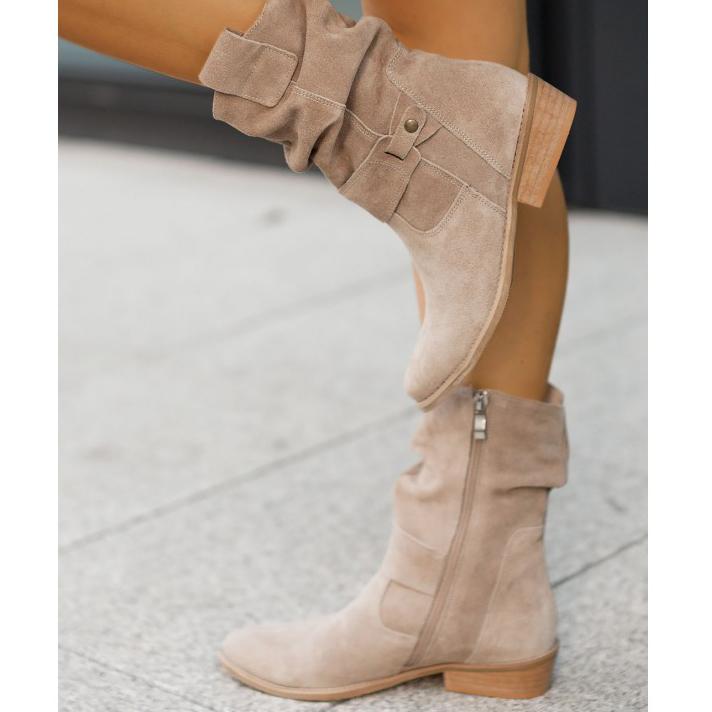 Bottines souples marron femme