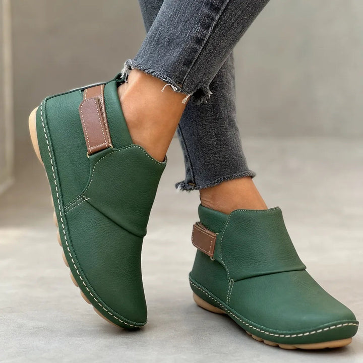 Bottines vert femme