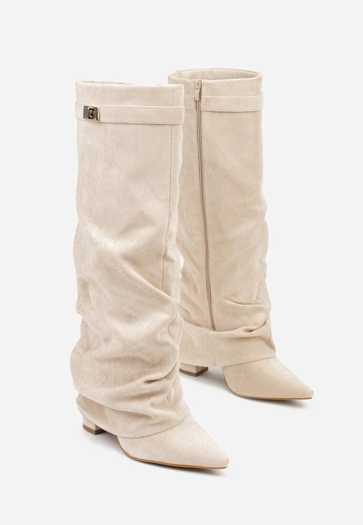 Isla | Bottes Slouch Hautes Bout Pointu