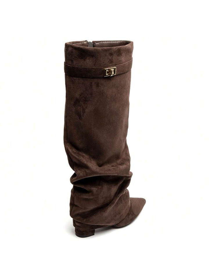 Isla | Bottes Slouch Hautes Bout Pointu