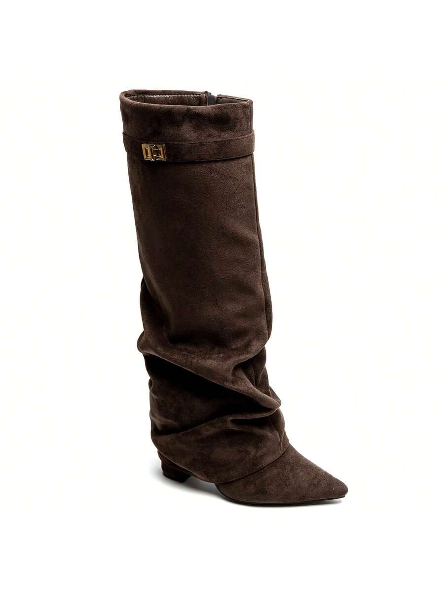 Isla | Bottes Slouch Hautes Bout Pointu