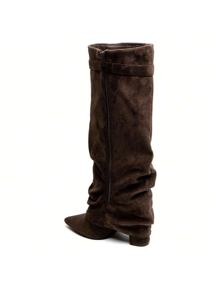Isla | Bottes Slouch Hautes Bout Pointu