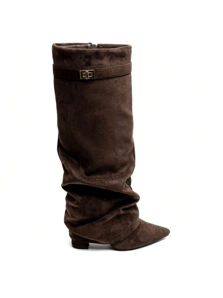 Isla | Bottes Slouch Hautes Bout Pointu
