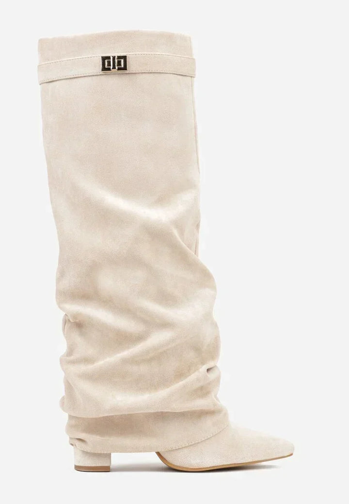 Isla | Bottes Slouch Hautes Bout Pointu