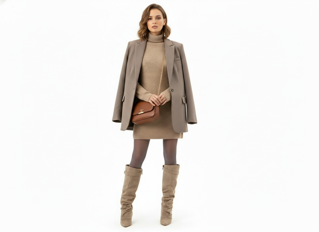 Isla | Bottes Slouch Hautes Bout Pointu