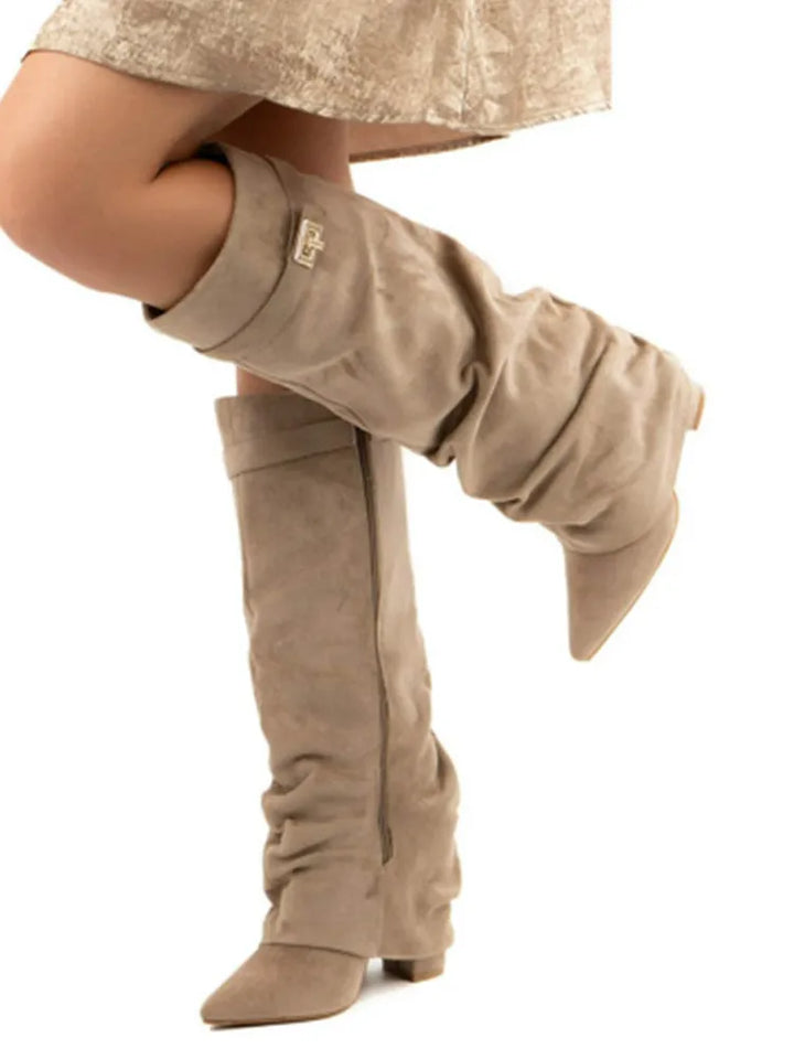 Isla | Bottes Slouch Hautes Bout Pointu