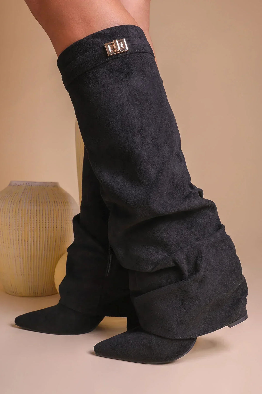 Isla | Bottes Slouch Hautes Bout Pointu