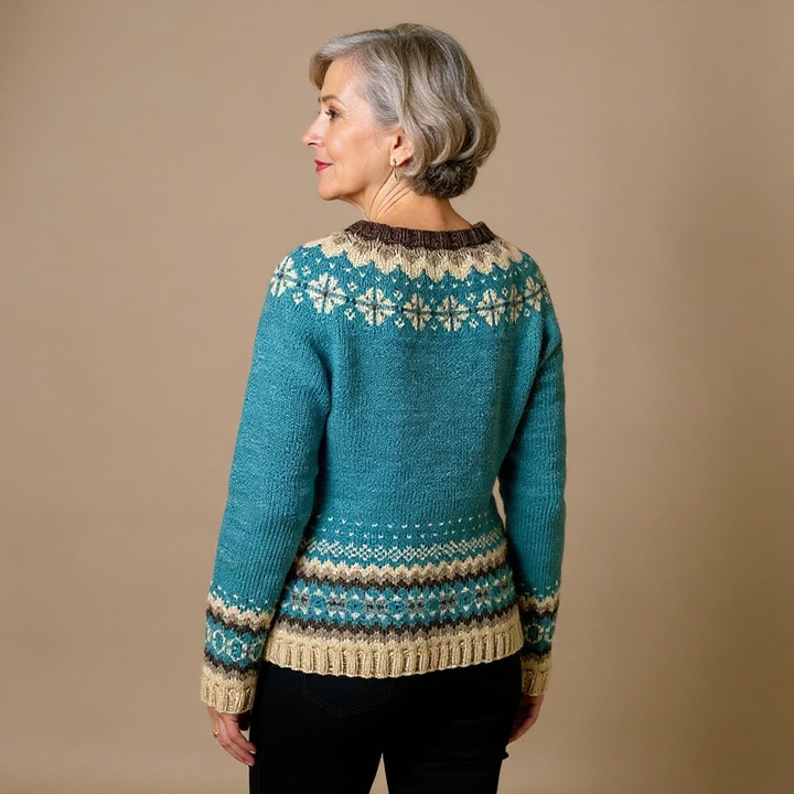 Allaira | Cardigan islandais vintage