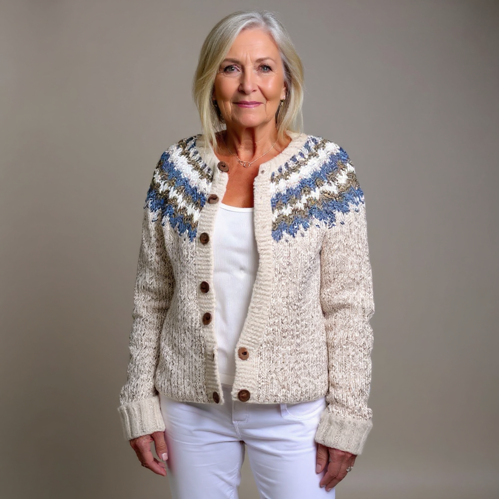 Peyton | Cardigan islandais vintage