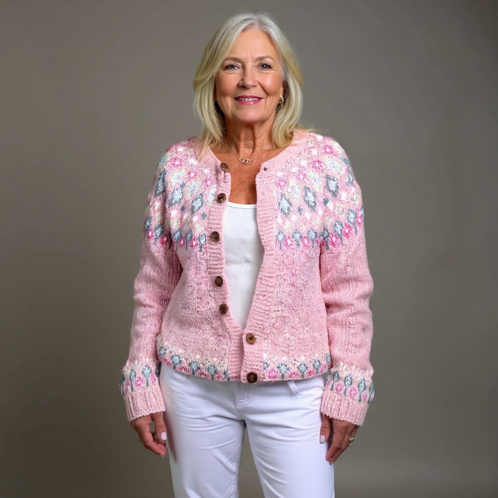 Hazel | Cardigan rose confort