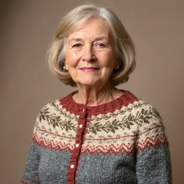 Atasha | Cardigan islandais vintage