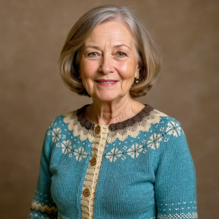 Allaira | Cardigan islandais vintage