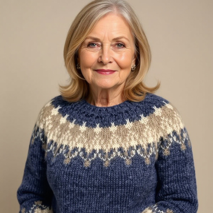 Samantha | Pull islandais vintage