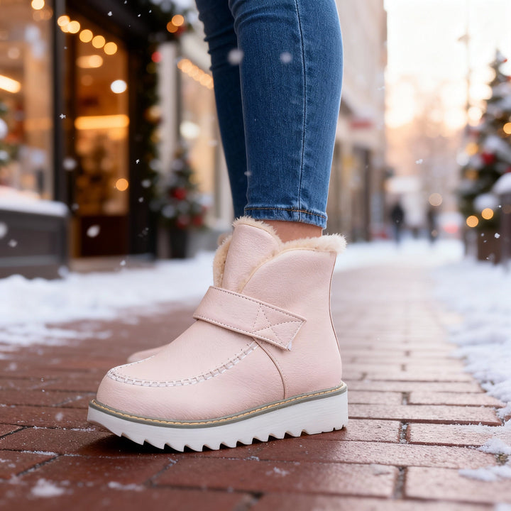 Bottines doublure sherpa femme