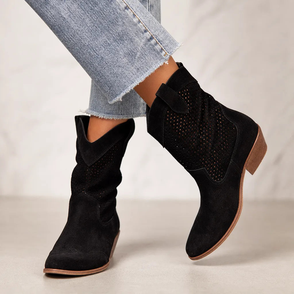 Bottines noir femme