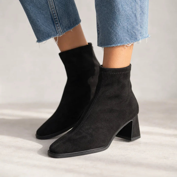 Bottines noir femme