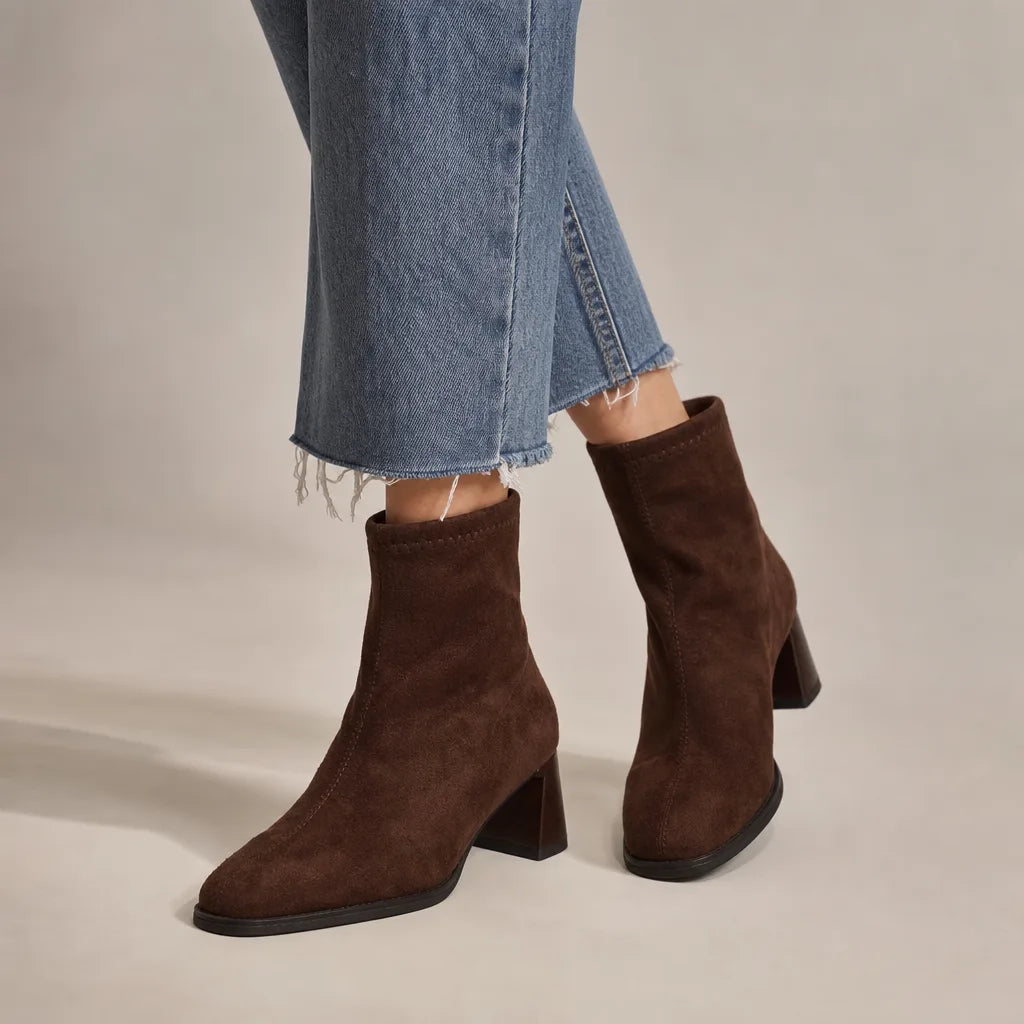 Bottines marron femme